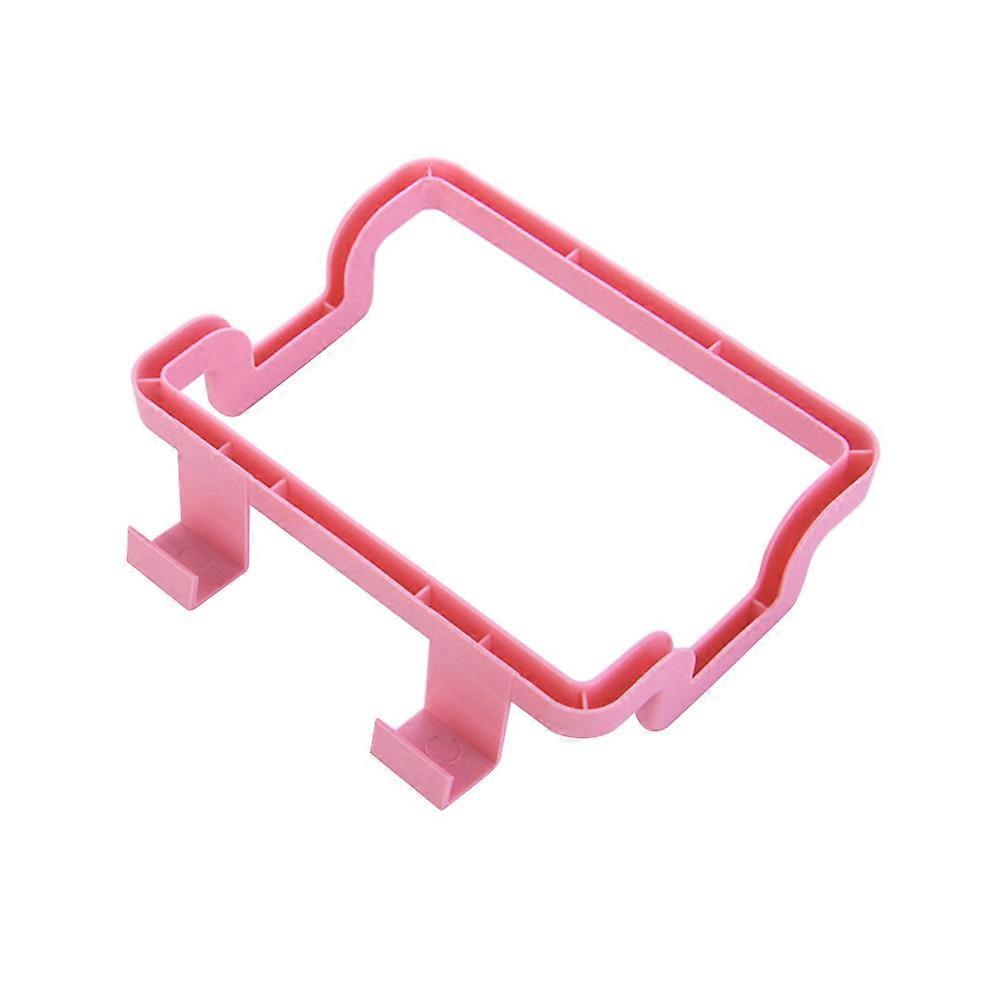 Pink Removable Bracket for Garbage Bag Holding Fits Any Cabinet Door Thickness Under 2cm
