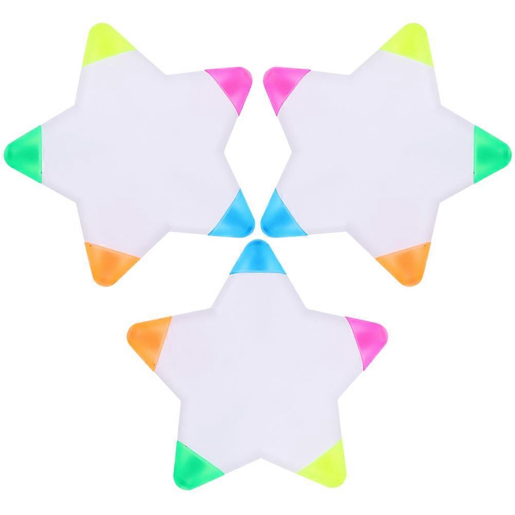 Star Highlighter, Fine Tip for Precise Marking, Suitable for School Projects