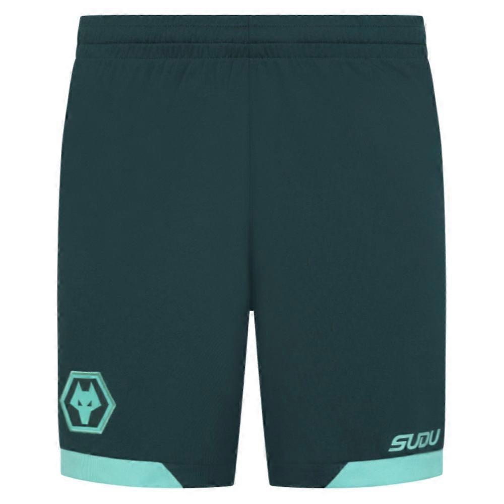 2025-2026 Wolves Away Shorts (Green)