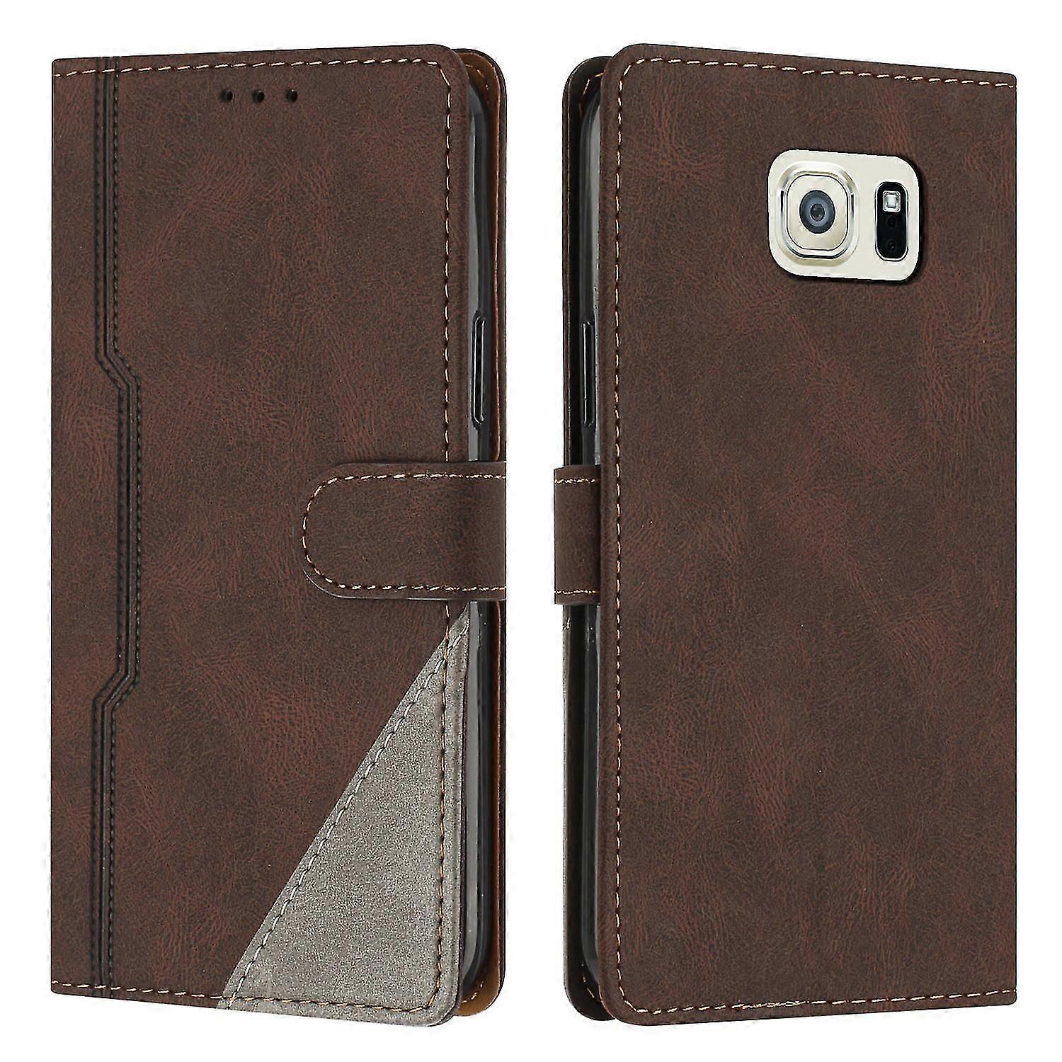 Leather Magnetic Clasp Case with Flip Wallet Stand Function Cover for