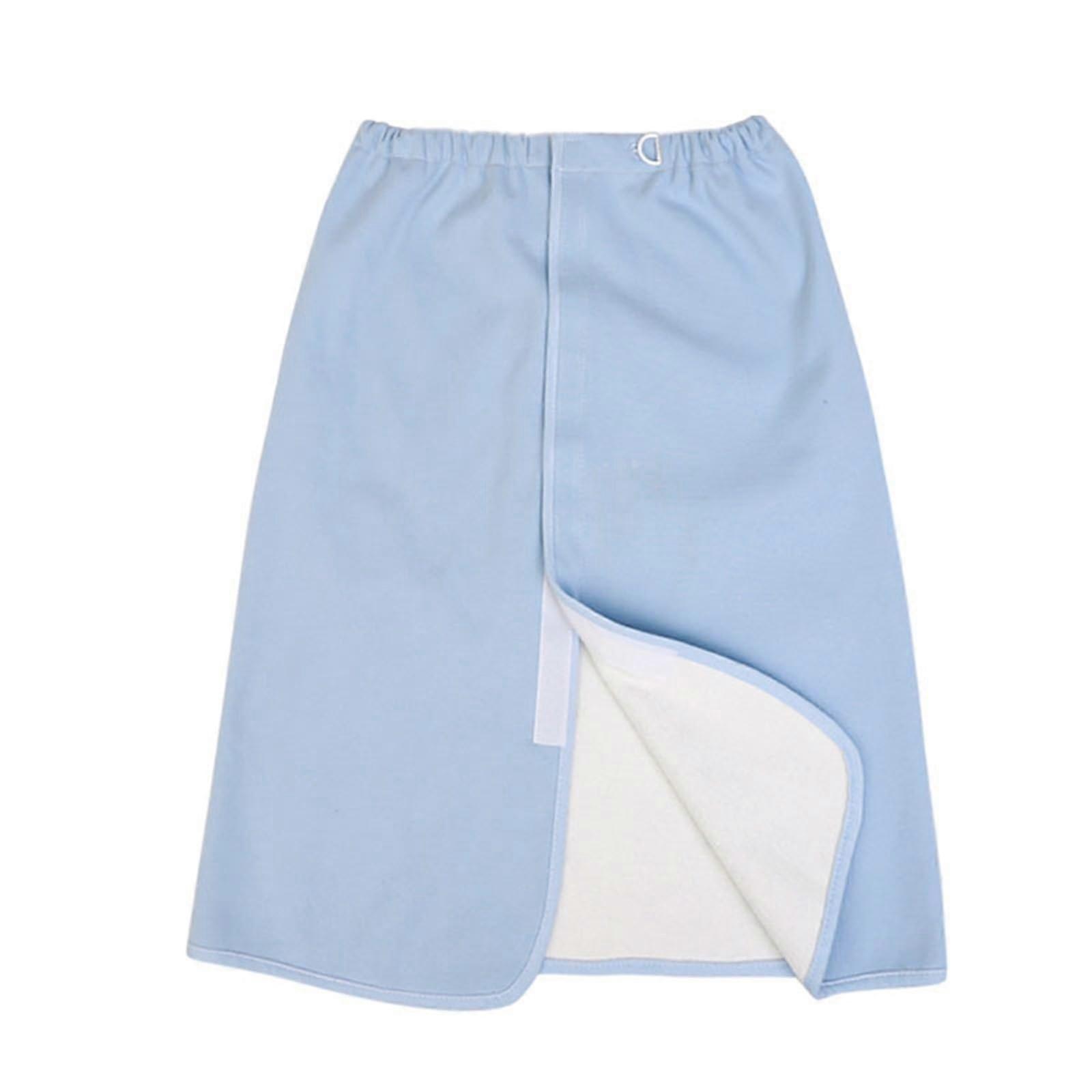 3-In-1 Incontinence Underpad, Washable, Waterproof, Adjustable Waist, Leak-Proof Pad, Sofa, Wheelchair, Large Blue