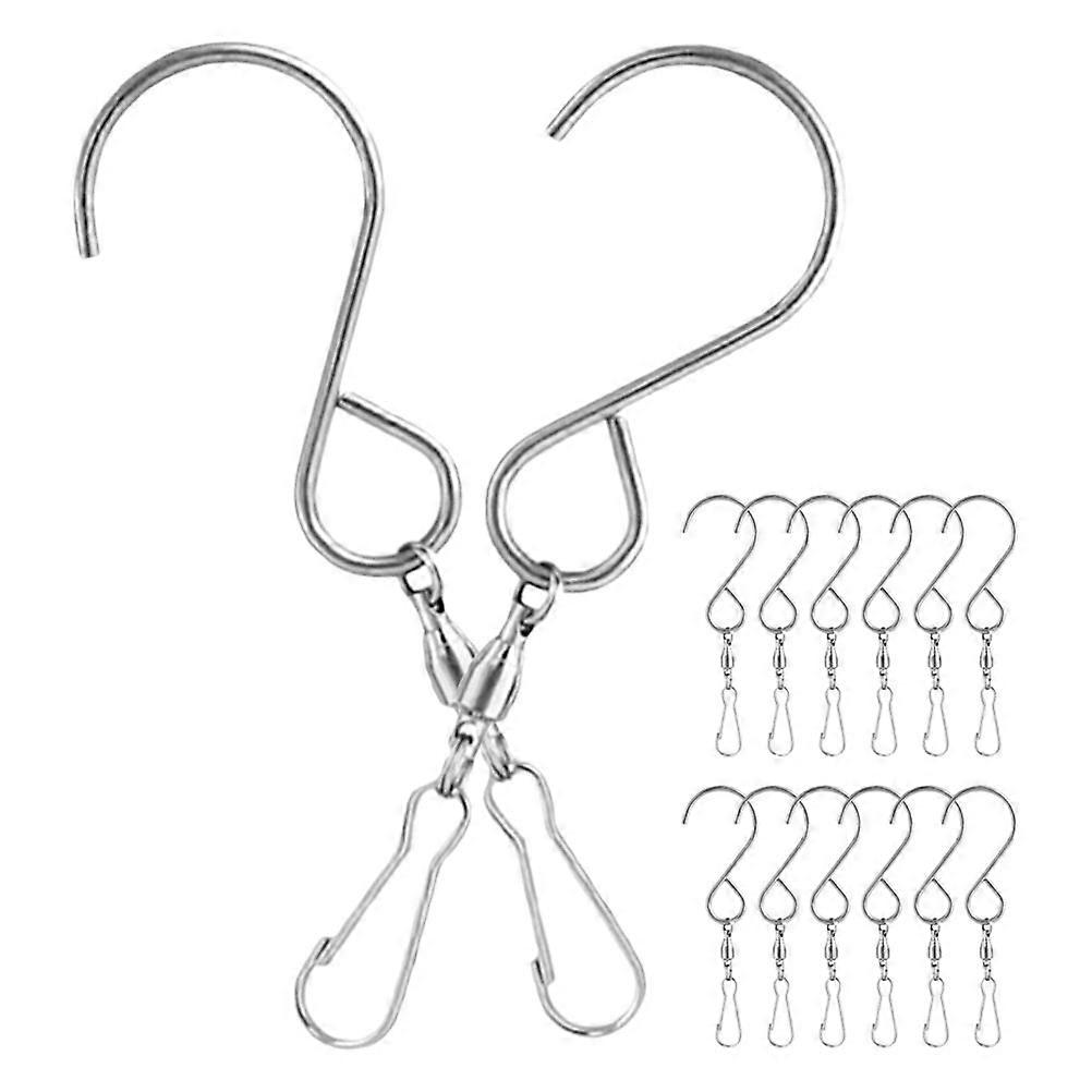 Swivel Hooks Clips Stainless Steel Bearing Hooks for Hanging 20Pcs Wind Chimes
