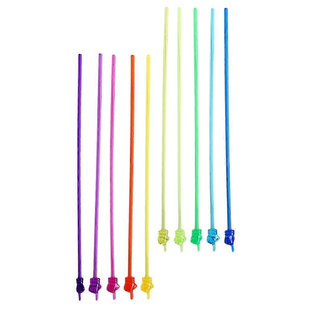 Classroom Hand Pointers 10Pcs Assorted Color Teaching Aid For Teachers And Students 30X1X1cm Perfect For Group Reading