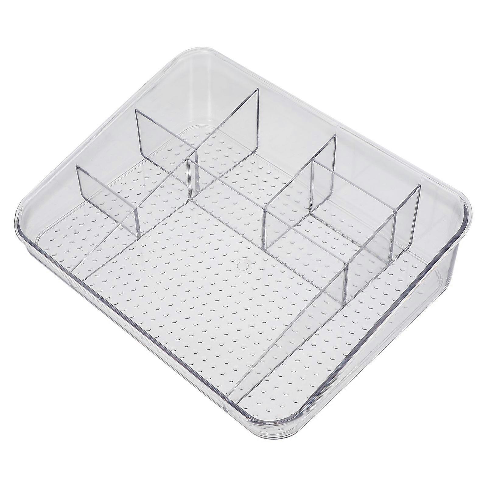 Plastic Container Organizer 1Pack Rectangular Desktop Storage Boxes For Cosmetics And Sundries Transparent Waterproof