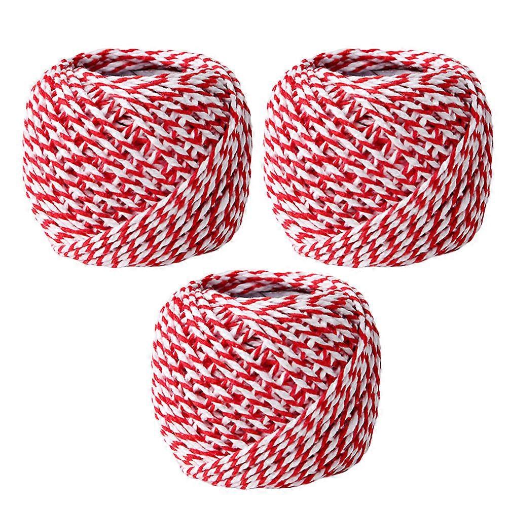 Decorative Cotton Rope Set For Home Decoration 18M Sturdy Multi Colored Twine 3Pcs Per Set