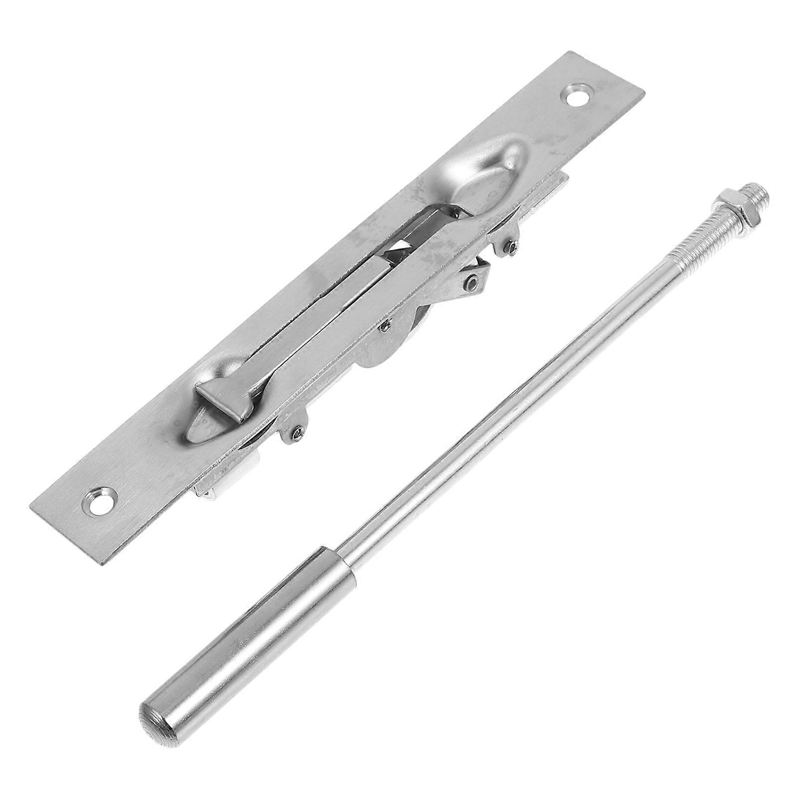 Stainless Steel Hidden Flush Bolt Lock for Fireproof Doors, Windows, and Gates – Theft Security Latch for Residential and Commercial Use, Easy