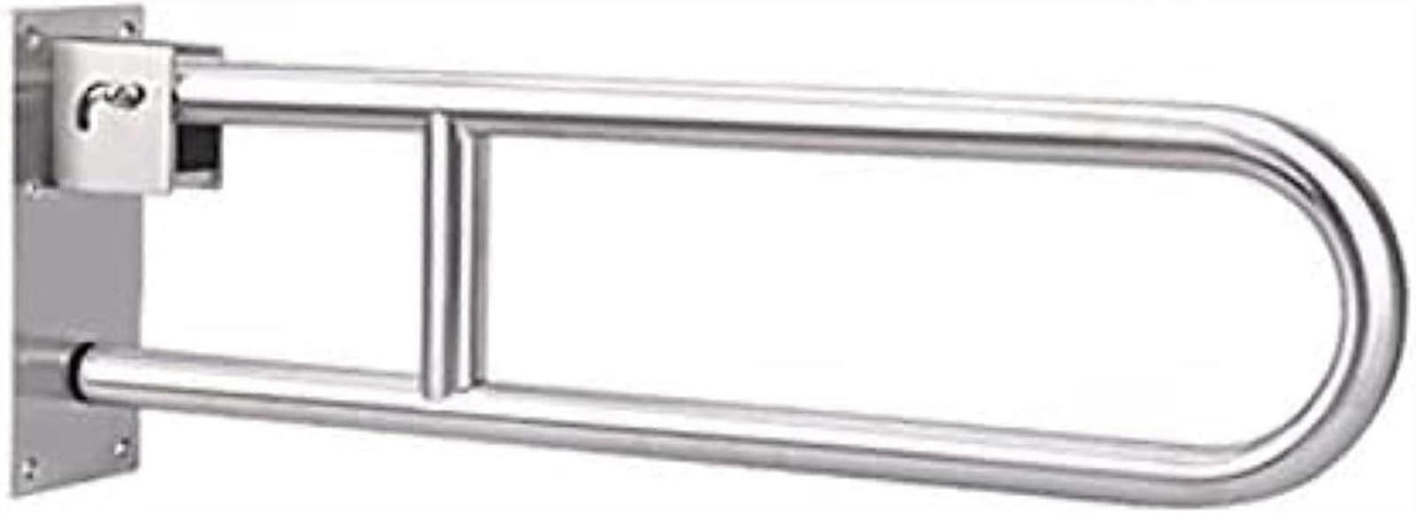 Bath Handle with Towel Holder, Non-Slip Foldable U-Shape Shower Handle, Wall Mounting Rust-Resistant Bathroom Safety Handrail