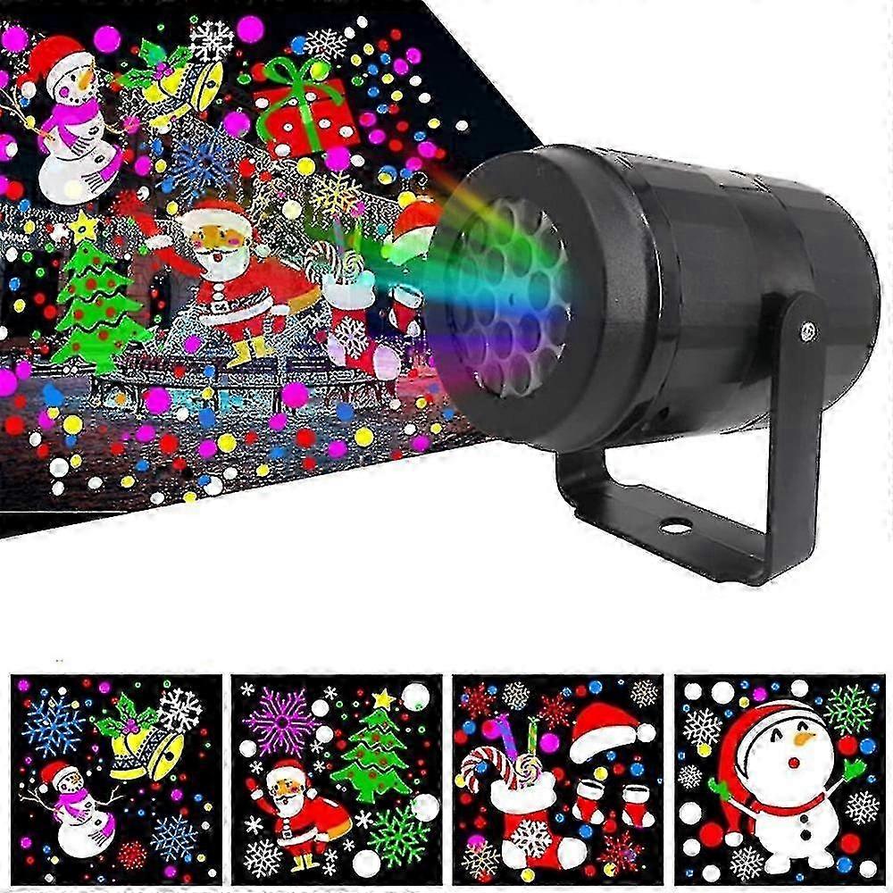 Holiday Laser Projector Christmas Lights with 8 Color Changing Modes Waterproof Snowflake Lamp for Indoor Outdoor Decor