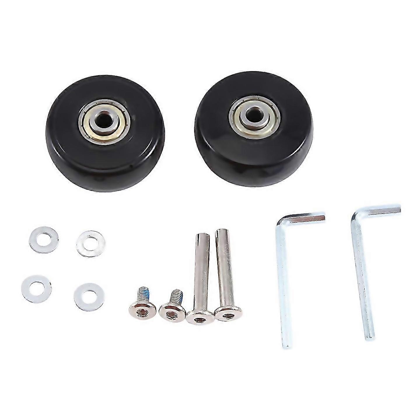 Für 50x22mm Set mit 2 Gepäckkofferrädern