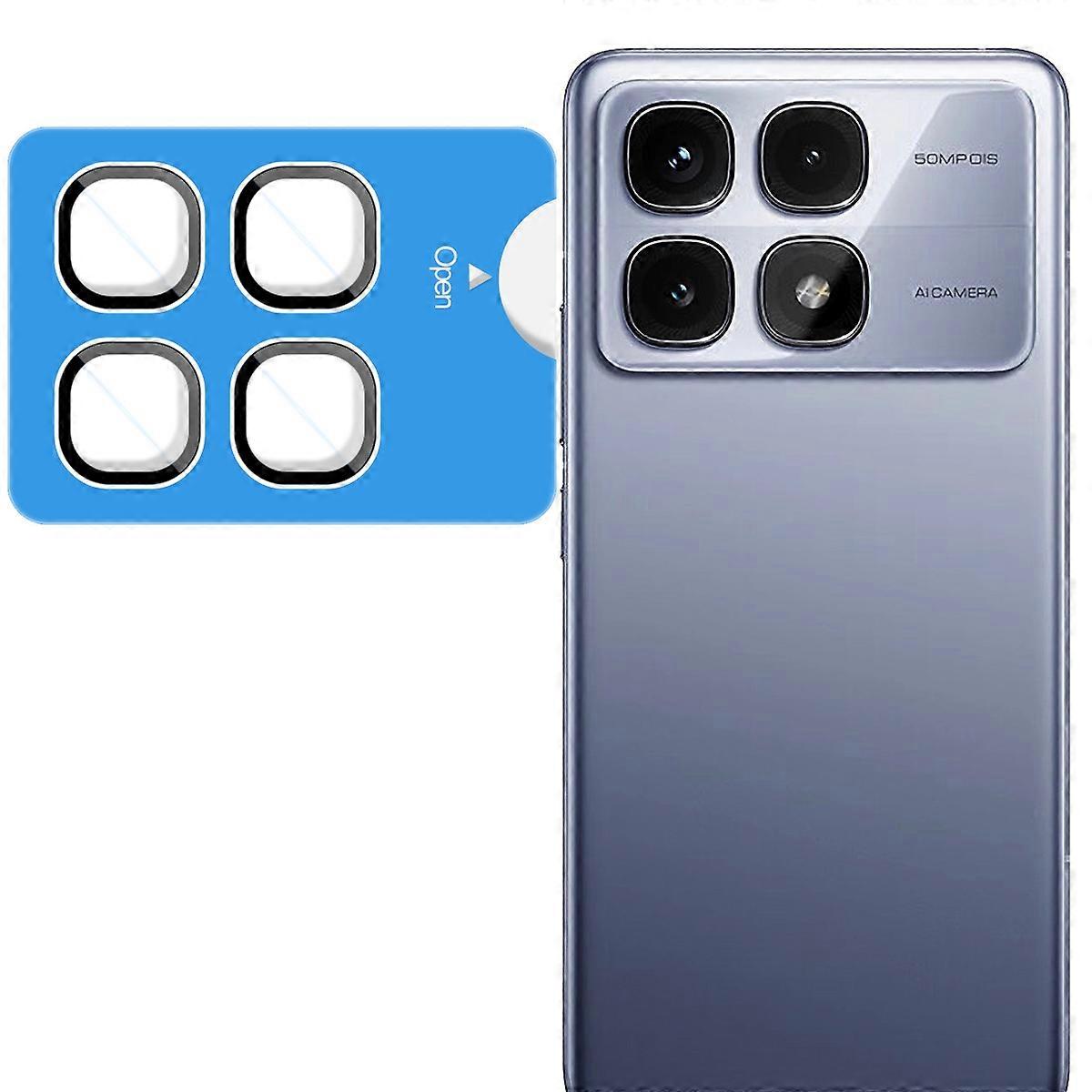 IMAK For Xiaomi Redmi K70 Ultra Tempered Glass Camera Lens Protector with Self Positioning Frame