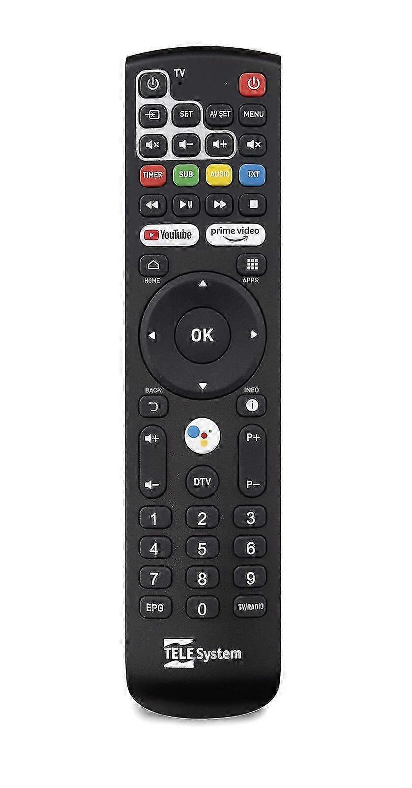 Universal Remote Control for TVs - Black Color