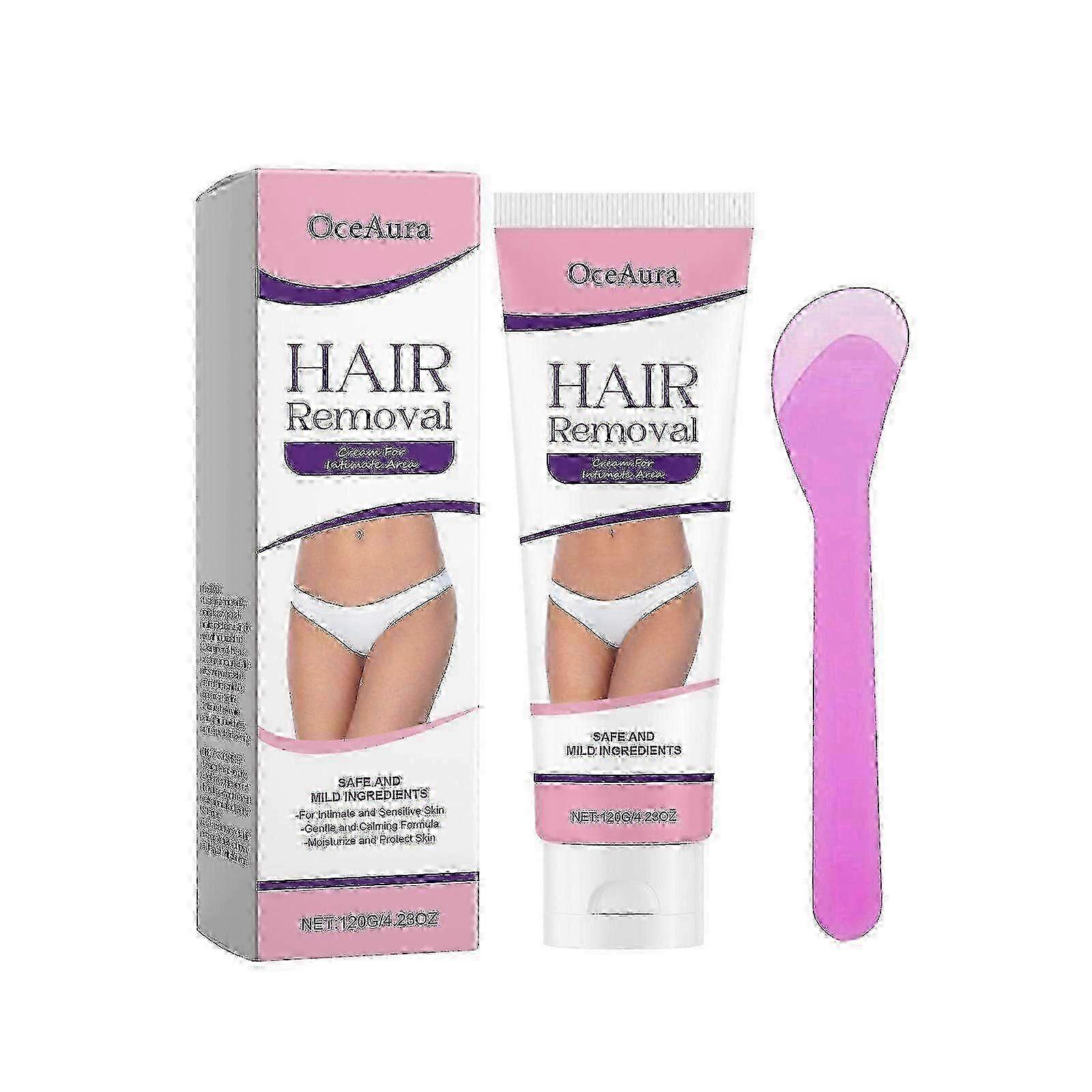 2025 Intimate Hair Removal Cream for Unwanted Hair , Private Parts, Pubic & Bikini Area, Painless Flawless Sensitive Depilatory Cream for Men Wom