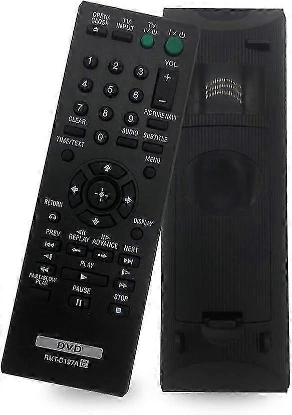 2025 Latest framework New Replacement Sony DVD Player Remote RMT-D197A for