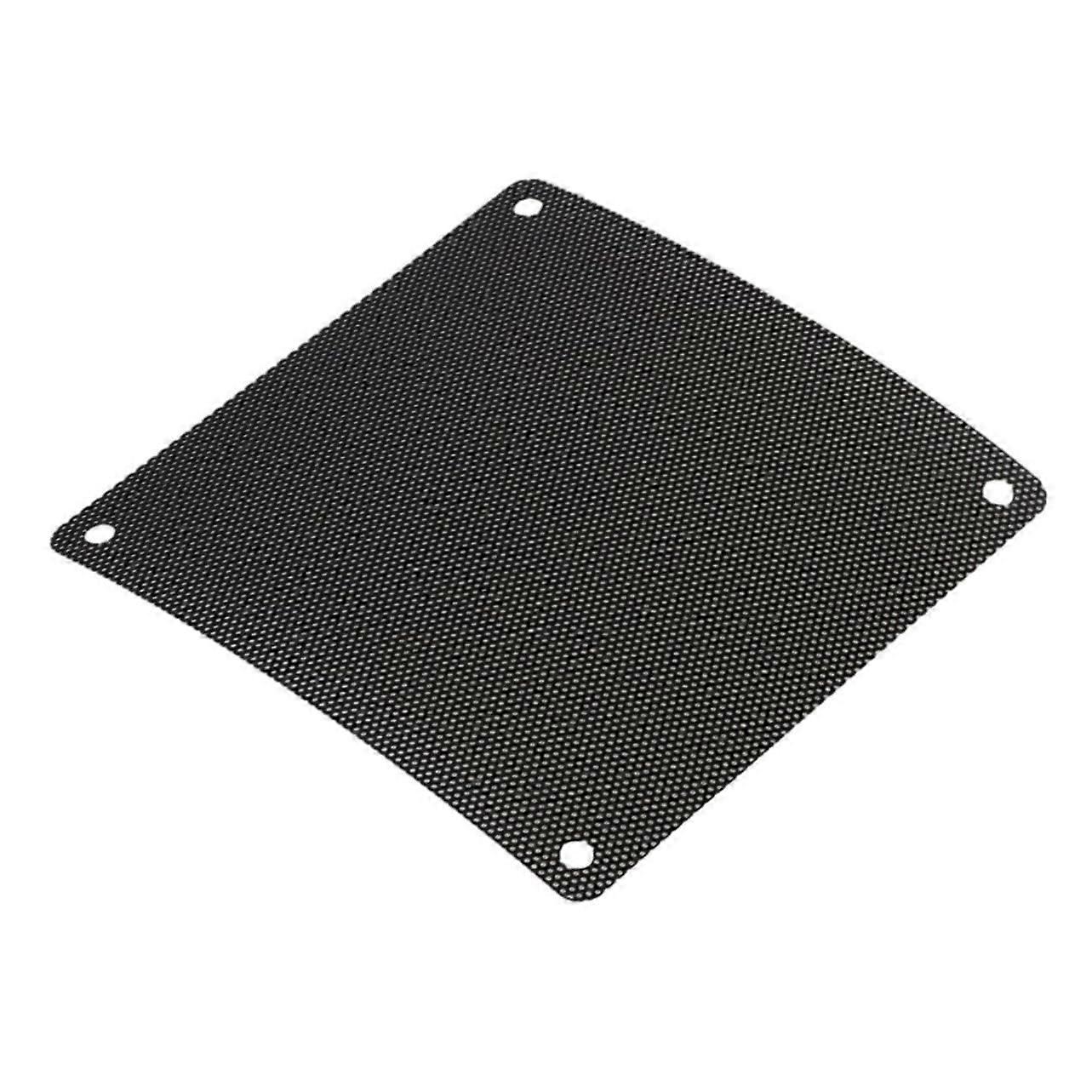 Computer Case Dust Filter Mesh Sheet - Dustproof Cooler Fan Accessory, Black, 10 Sheets, Medium Size