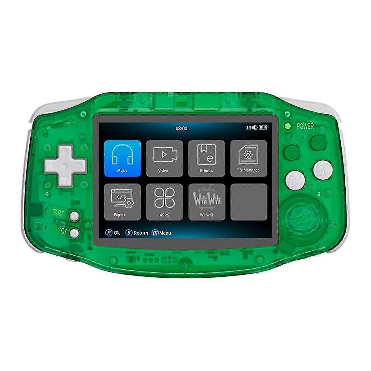 Retro RG34XX Game Console with 3.4-inch IPS Screen, Linux 64-Bit OS & 3500mAh Battery Supports Streaming Video Games