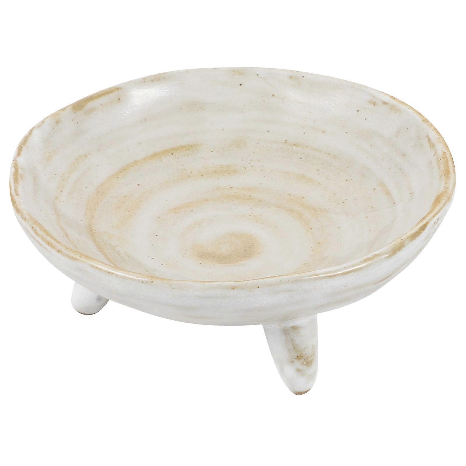 Japanese Condiment Relish Plate Small Dish for Adults Home Crude Pottery Functional 1Set