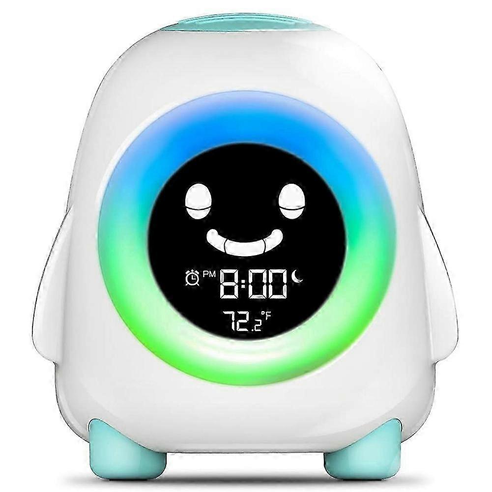 Kids Alarm Clock, Alarm Clock for Kids, Ready to Wake Up Sleep Trainer, Colorful Night Light, Nap Timer