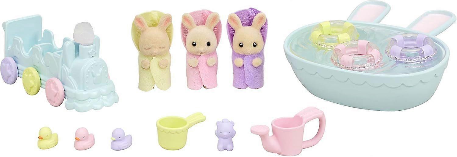 Sylvanian Families - Triplets Baby Bathtime Set Toy