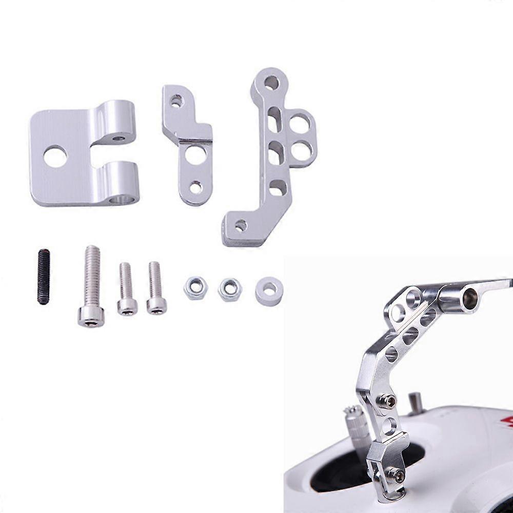 CNC Aluminum Alloy FPV Monitor Mounting Bracket lengthways for DJI Transmitter Quadcopter FPV Silvery(FPV Monitor Mounting Bracket,DJI FPV Monitor Mou