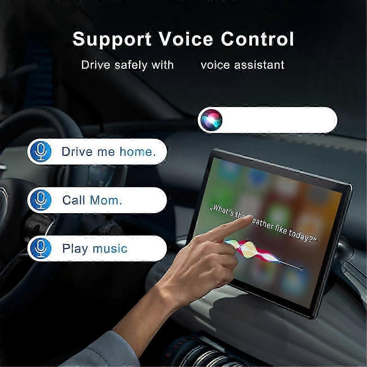 Wireless CarPlay Adapter for Car Adapter USB Plug & Play 5GHz Convert Wired to Carplay Wireless Box for Small