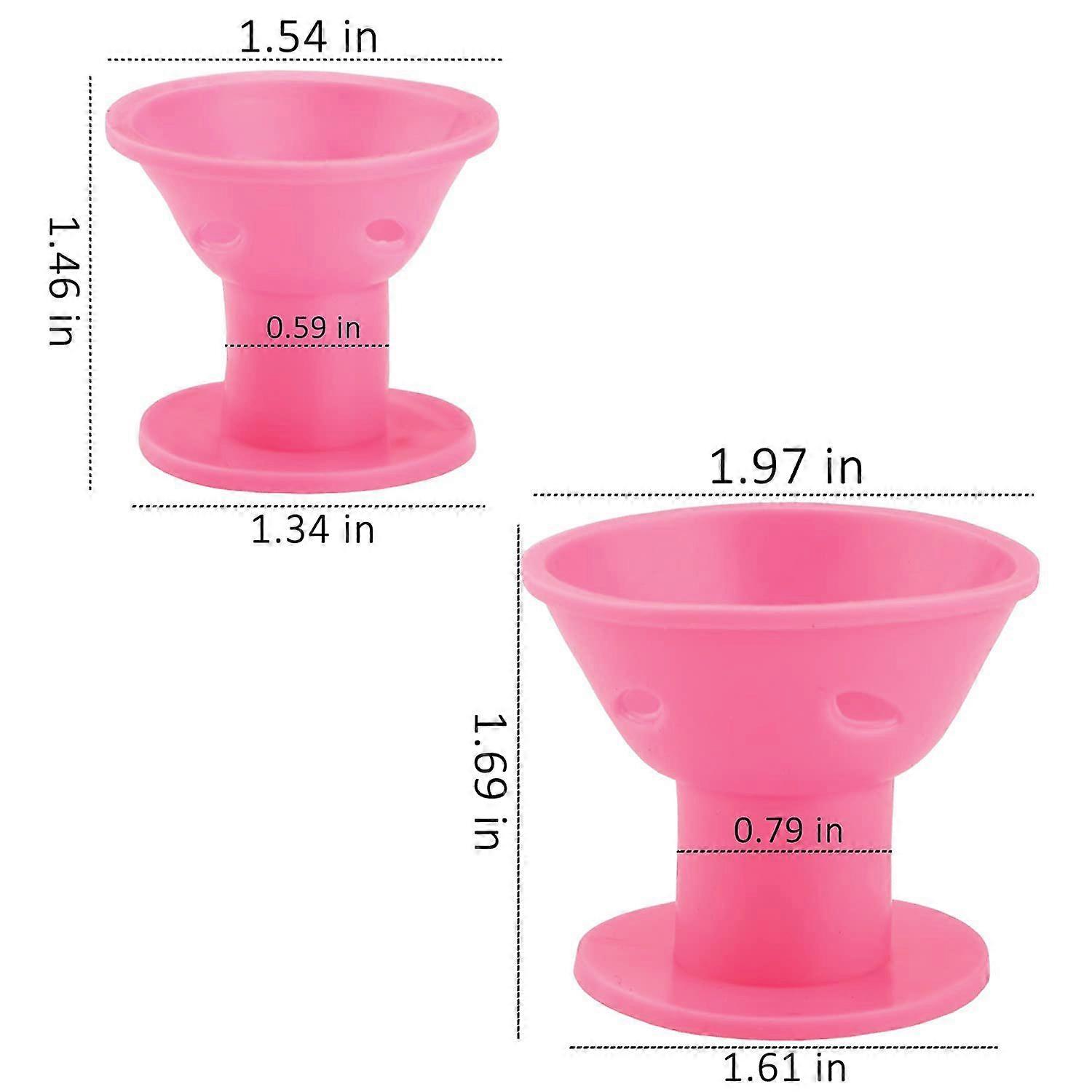 40PCS Hair Rollers Large & Small Silicone Curlers for Hair Styling Silicone Curling Rollers Salon Tool
