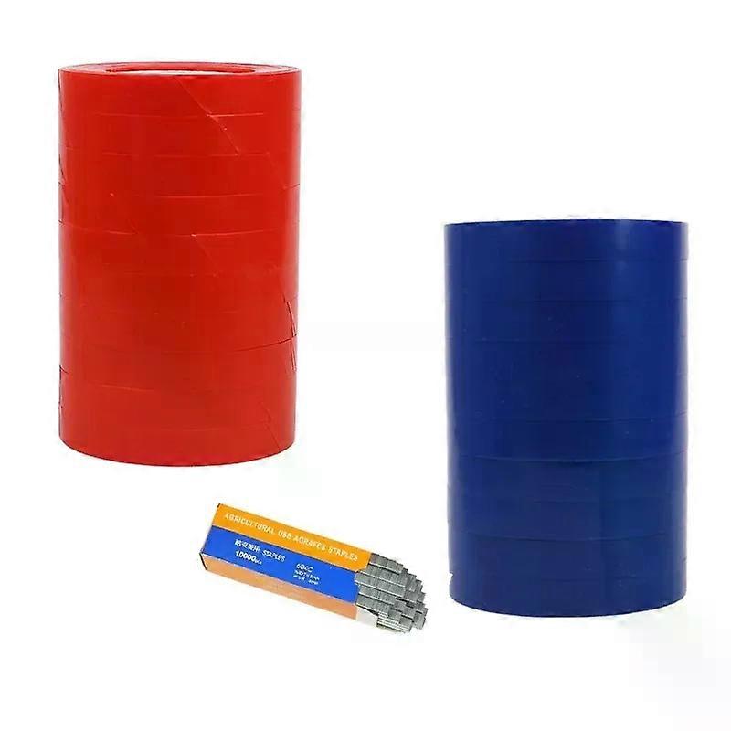 Garden Plant Tapetool 30m/pcs Length 10 Rolls Tape Vegetable Fruit Tree Pruning Tools Tapener Tying Machine Accessories