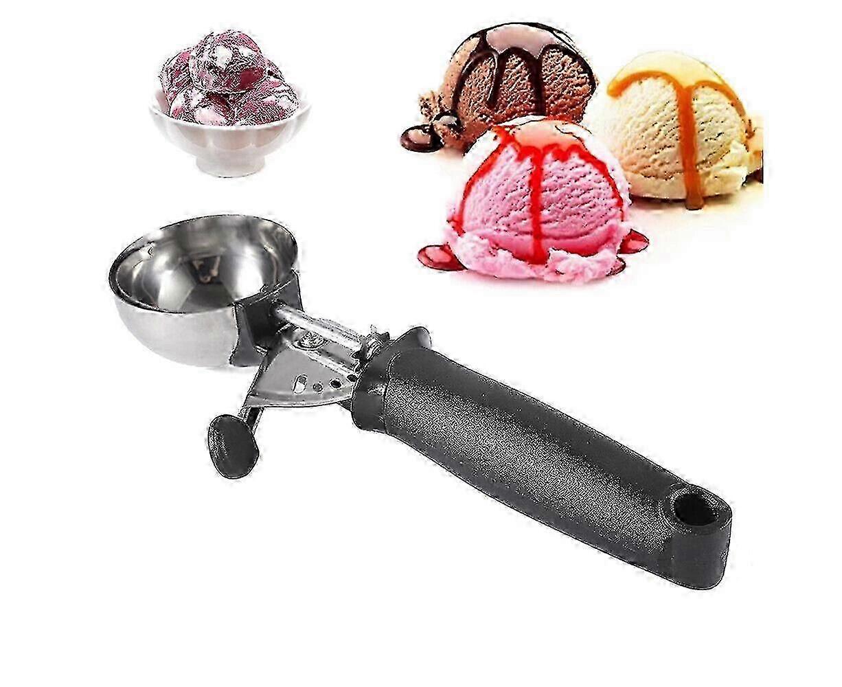 Edelstahl Mash Spoon Trigger Stahl Eiscreme Eiskugel Cookie Dough