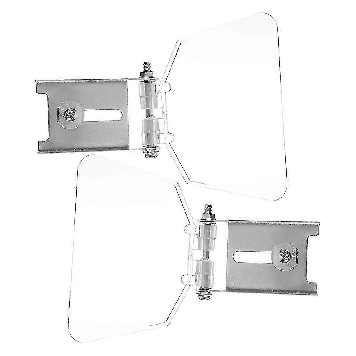 2pcs Bench Grinder Eye Shield Replacement Protective Guard Kit for Most Bench Grinders