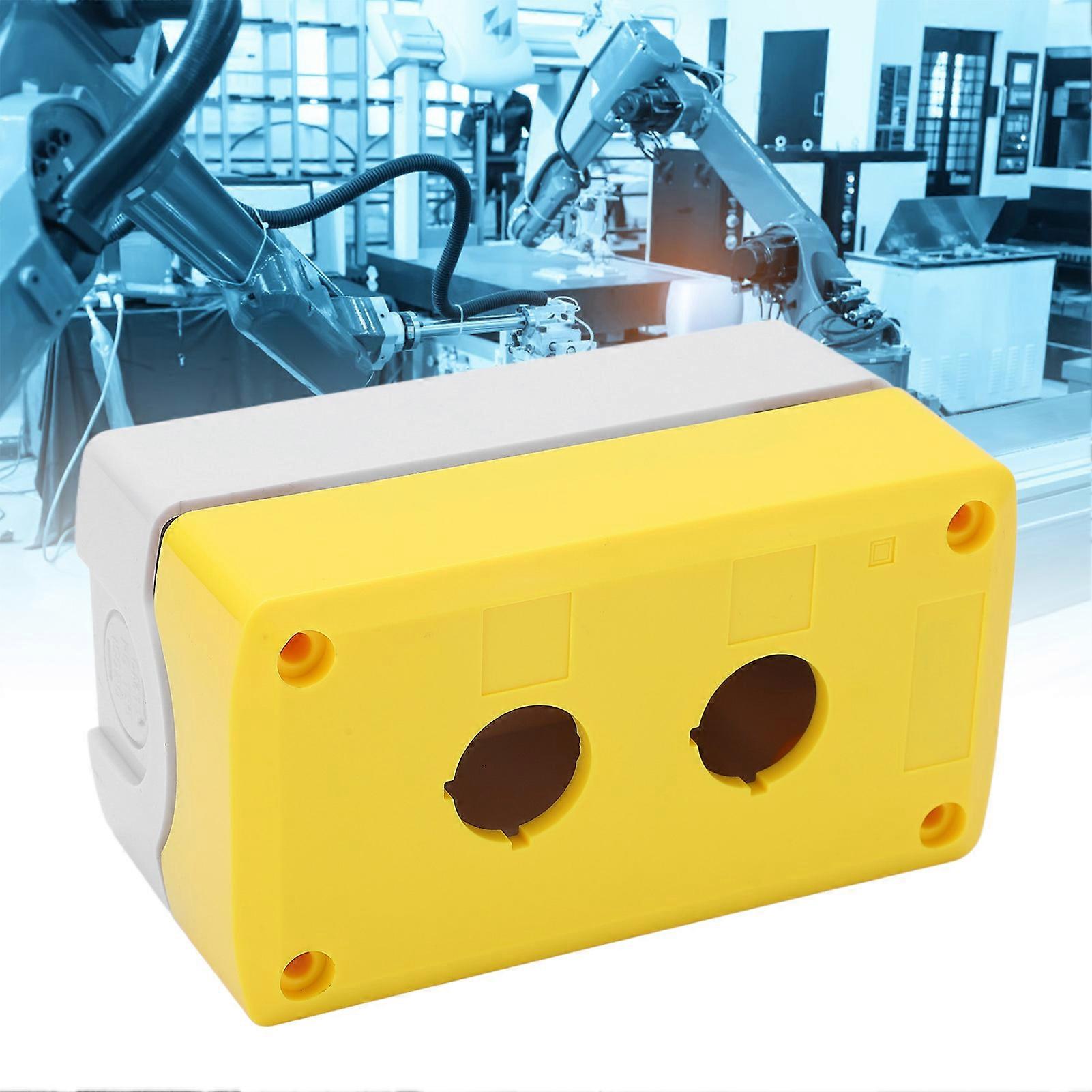 2 Sets Waterproof Push Button Box, 2 Holes, 130x71x67mm Shell