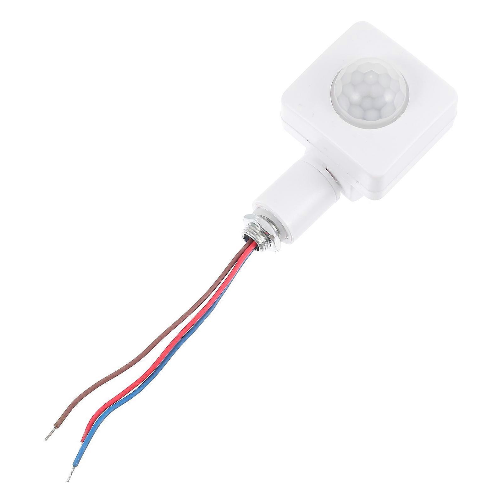 Infrared LED Switch Mini Wall Lamp for Kitchen White Abs Motion Detection 1Pcs