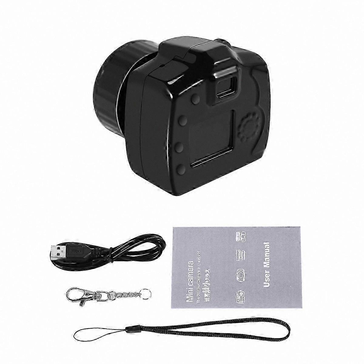 Compact HD Mini Camera with Audio Recording and Webcam Functionality for Security and Nanny Use Y2000 Portable Camcorder for Cars and Secret Monitorin