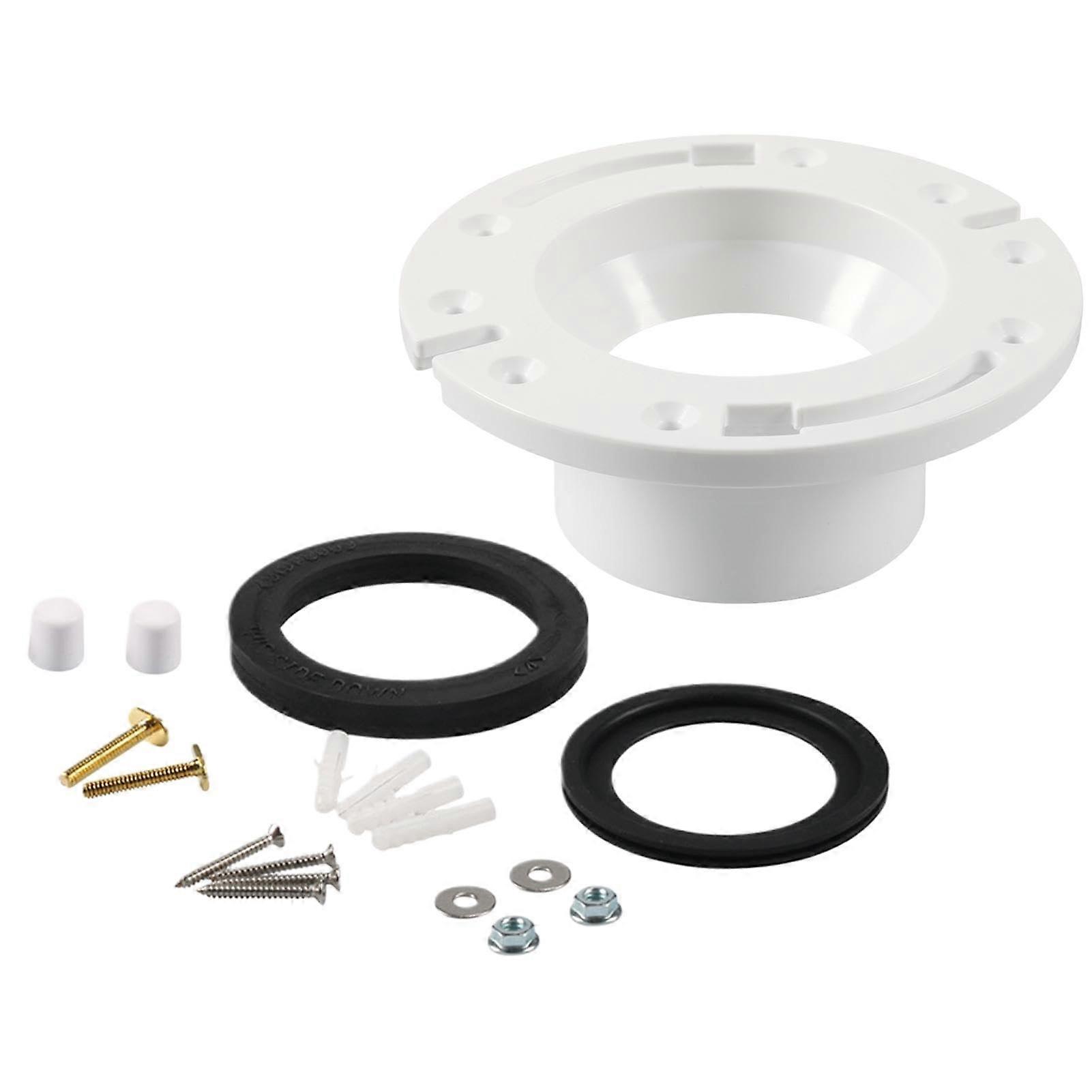 RV Toilet Seal Kit Replacement Gasket For RV Toilets White Easy Install Leaks And Odours Prevention Motorhome Compatible
