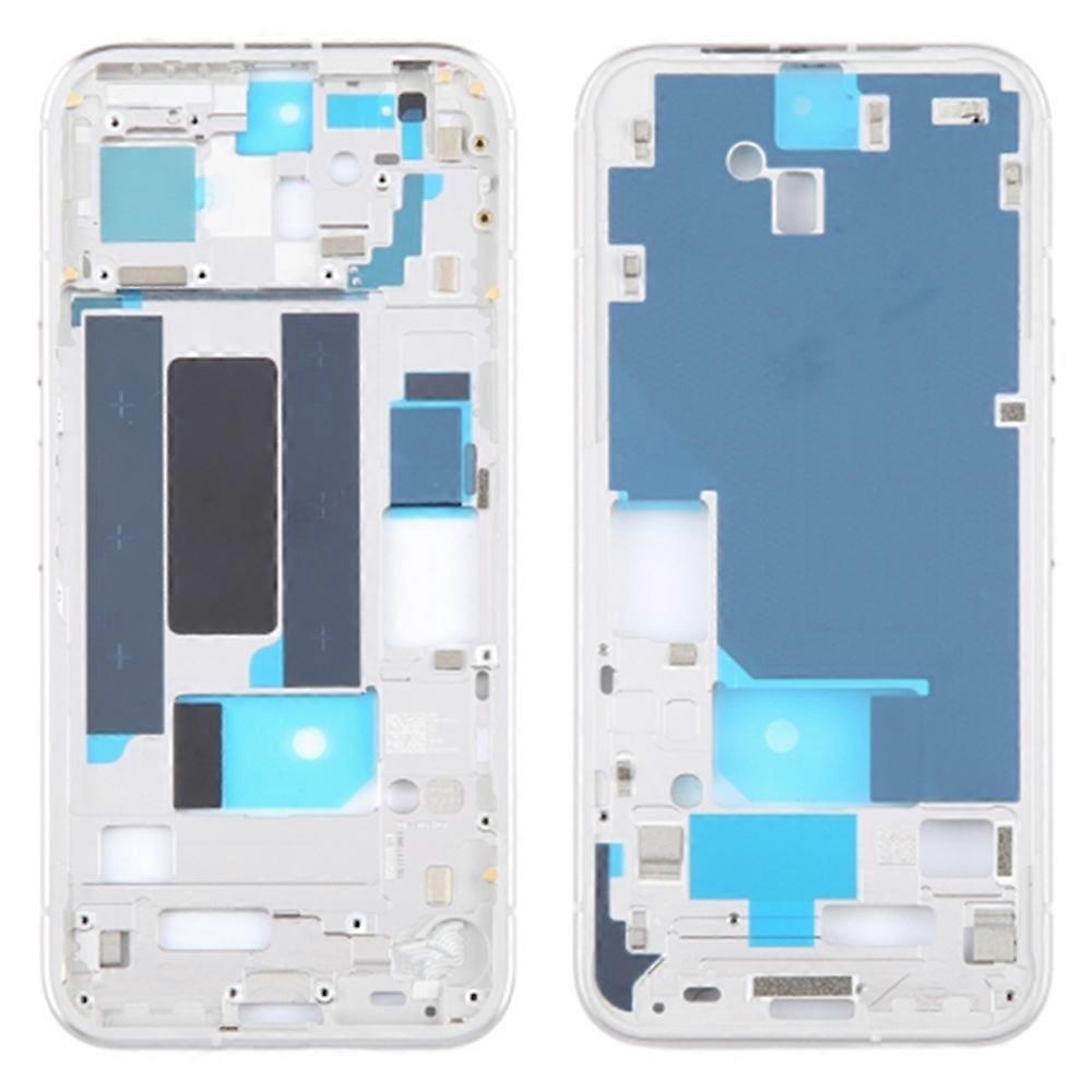 For Google Pixel 8a OEM Middle Plate Frame Replacement (Without Logo) - Silver