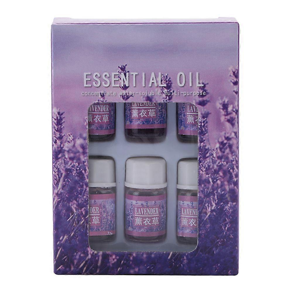 6Pcs 3ML Natural Fragrant Aromatherapy Water soluble Essential Oil for Humidifier 01#