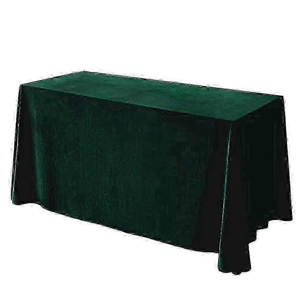 Tablecloth Oblong Shape Pure Color Easy Care Velvet Table Protection Banquets Party Decoration Tablecloth Diner Hotel Restaurant PSAtrovirens SZRH A-D