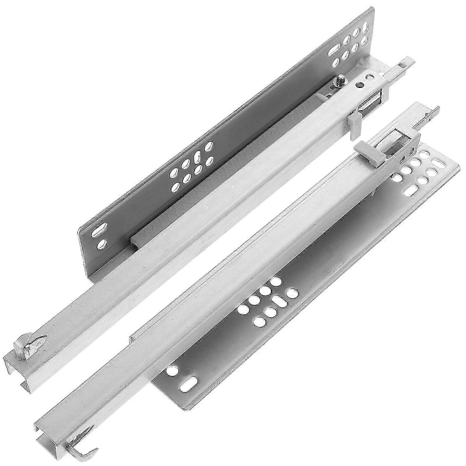 Soft Close Drawer Slides Concealed Mounting Dresser Rails for Cabinet Cold Rolled Durable Noise Reducing Replacement Remodeling Projects