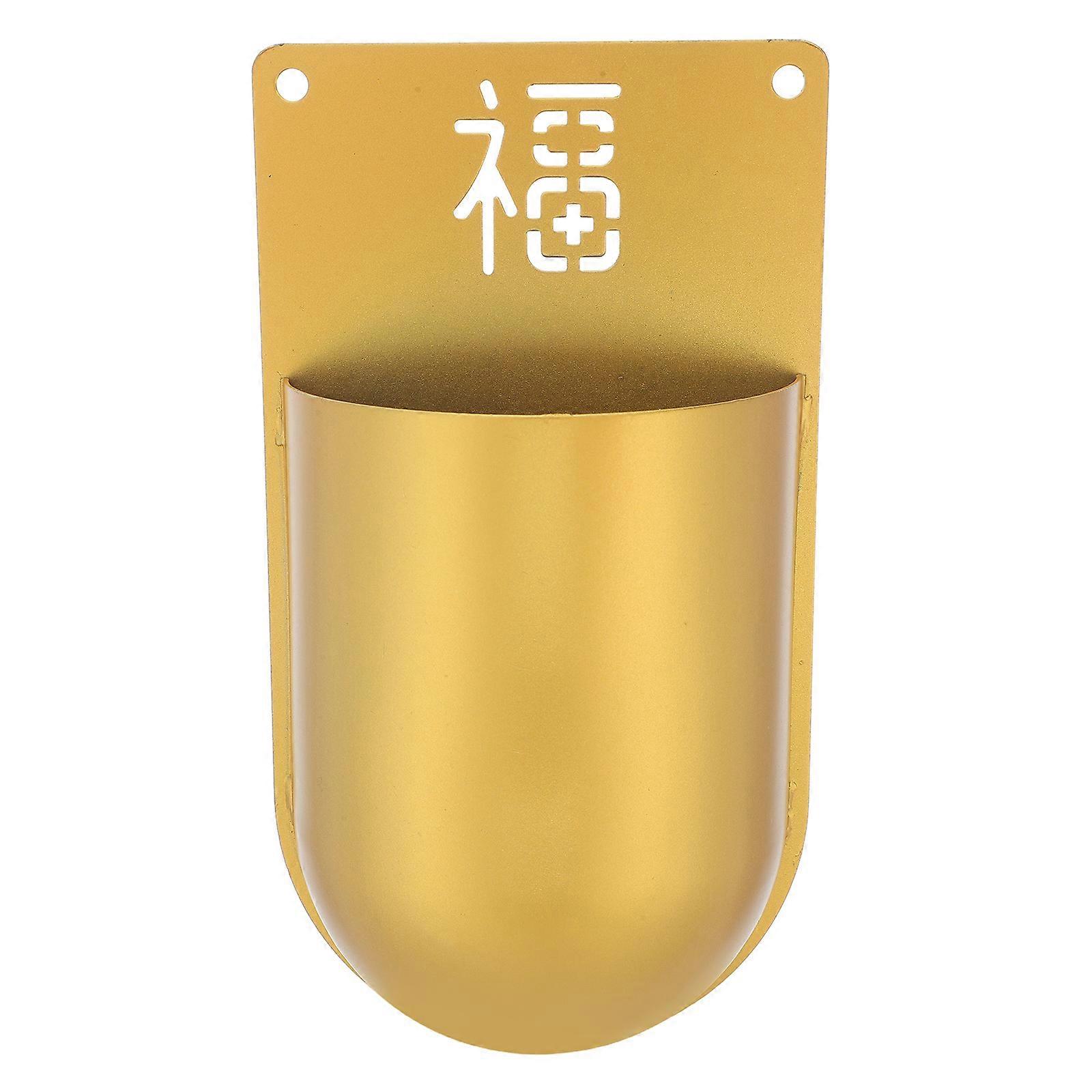 Incense Stand Wall Mounted Incense Burner for Home Use 2Pcs Golden Metal