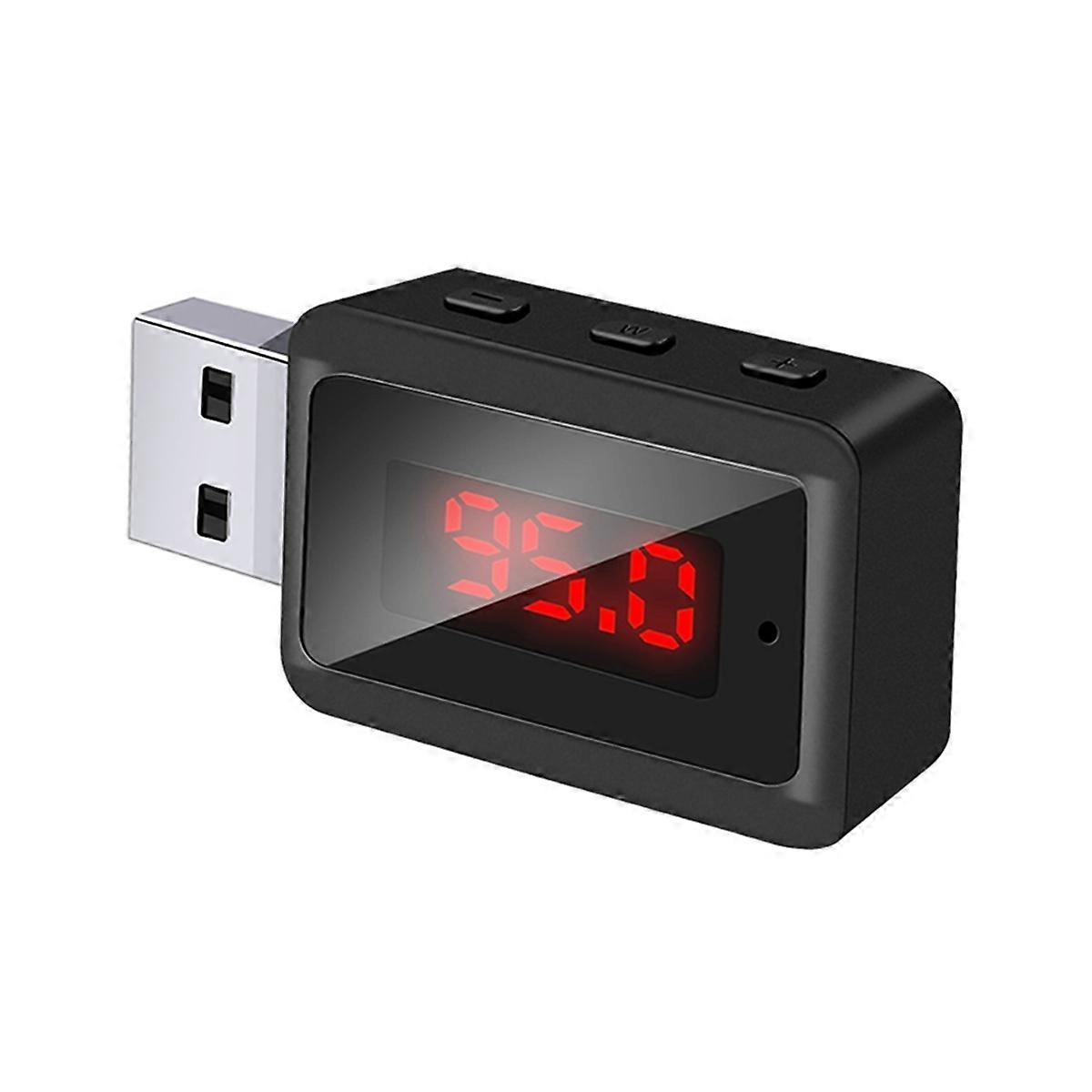 Car Bluetooth 5.3 FM Transmitter USB Wireless Audio Adapter