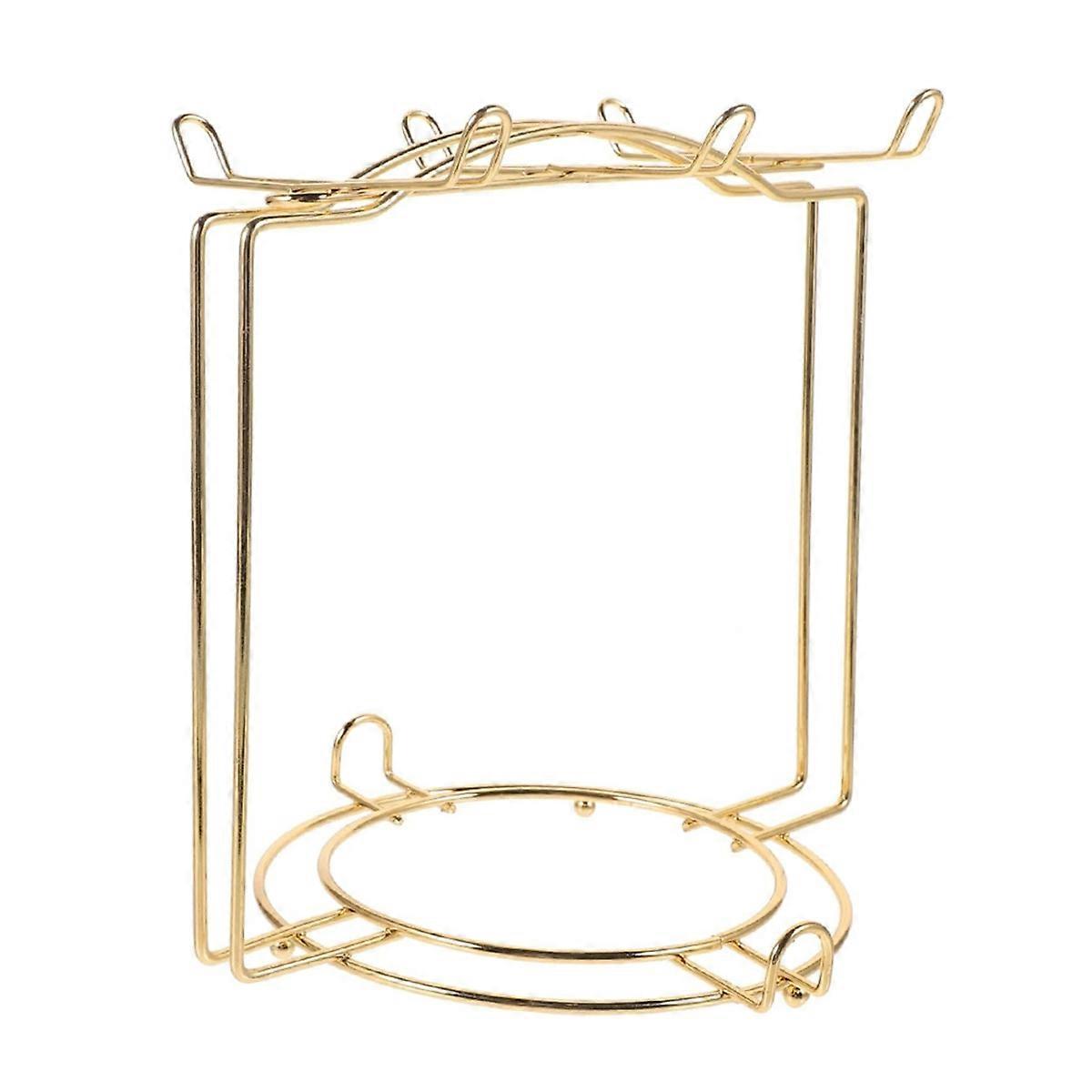 Coffee Cups Holder Stand Cup Plate Organizer