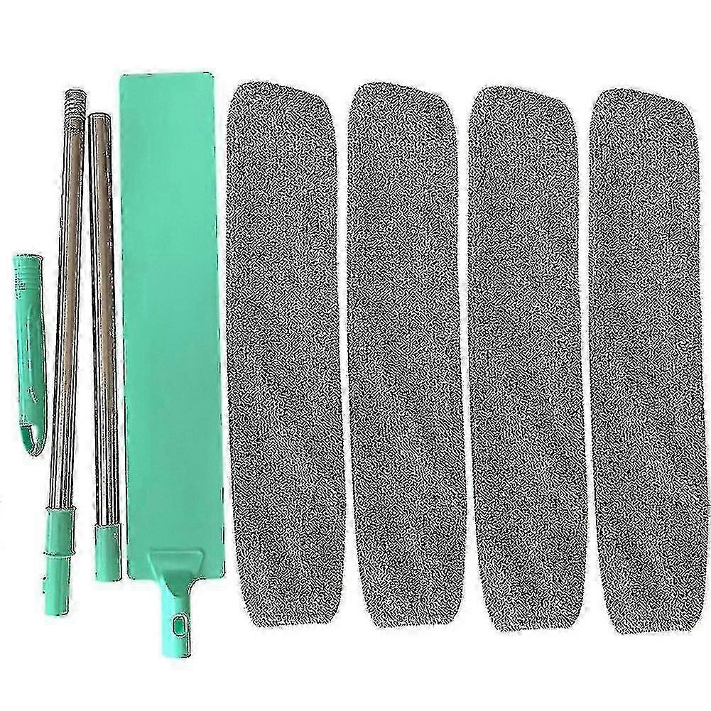 Bedside Dust Brush Long Handle Mop Reusable Microfiber Dust Collector Sweeping Brush