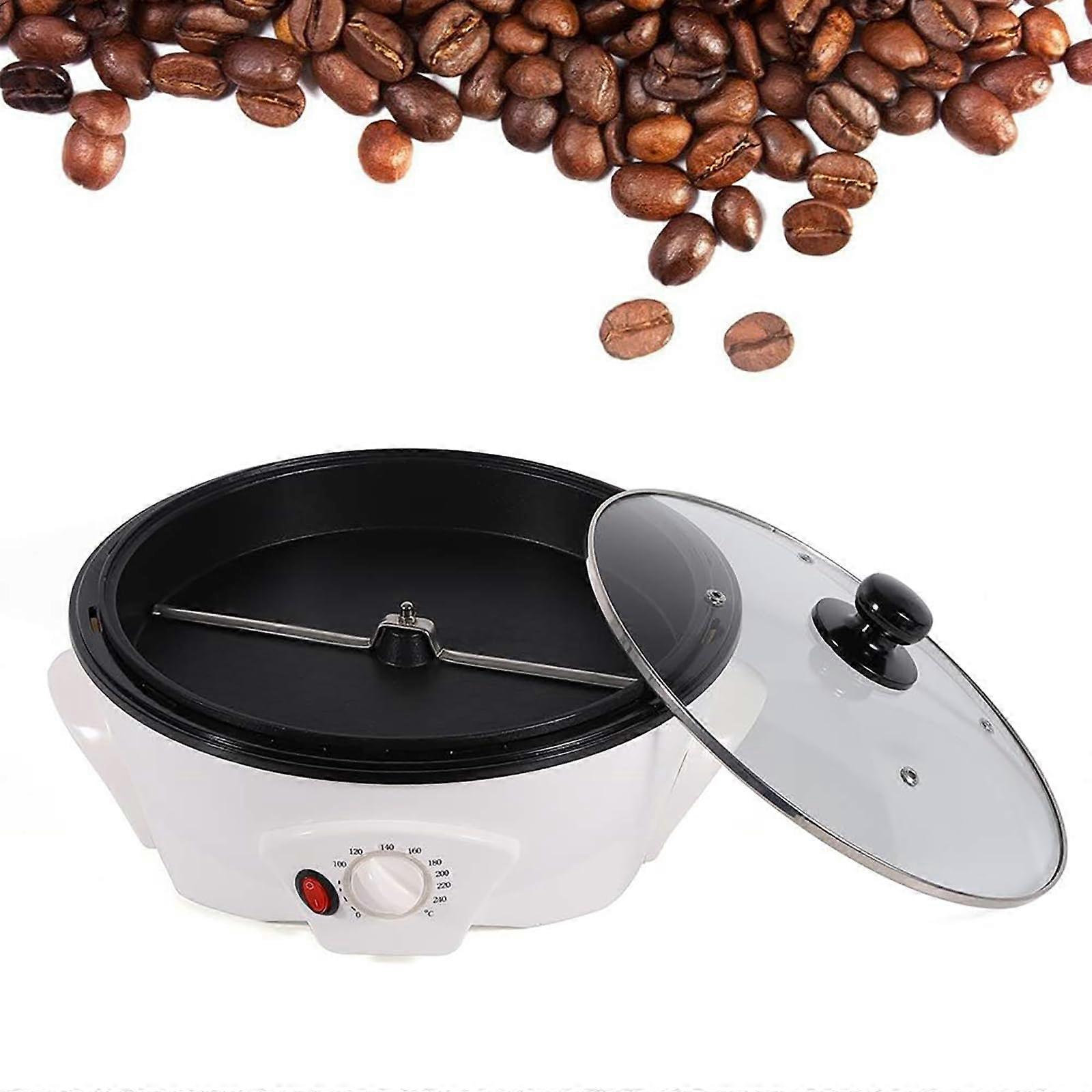 Coffee Roaster Machine 1200W, 800g Capacity, NonStick Pot, 0240 C Temperature Control