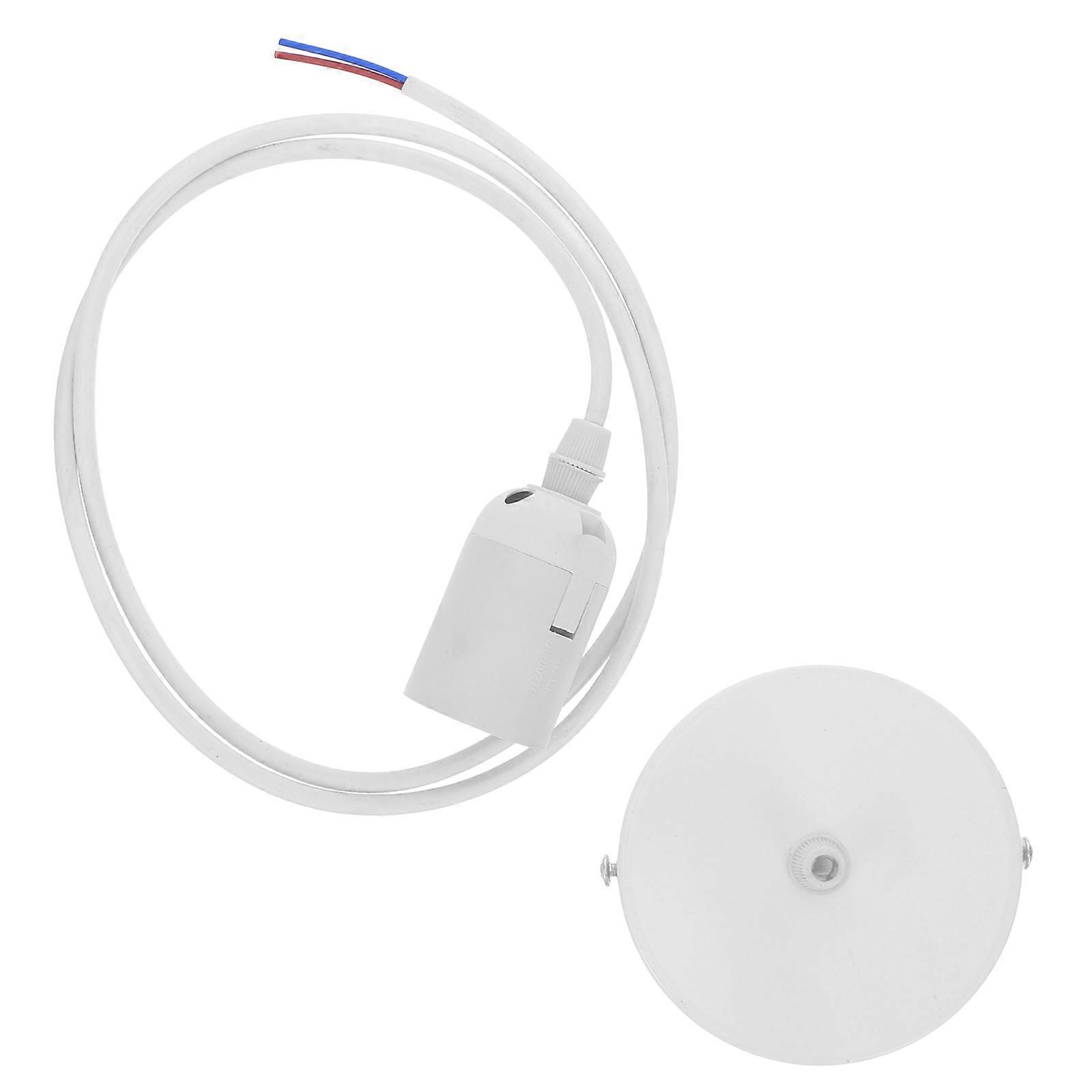 Versatile Ceiling Light Fitting 2Pcs White Hanging Lamp Adapter For Ceiling Illumination Home Use