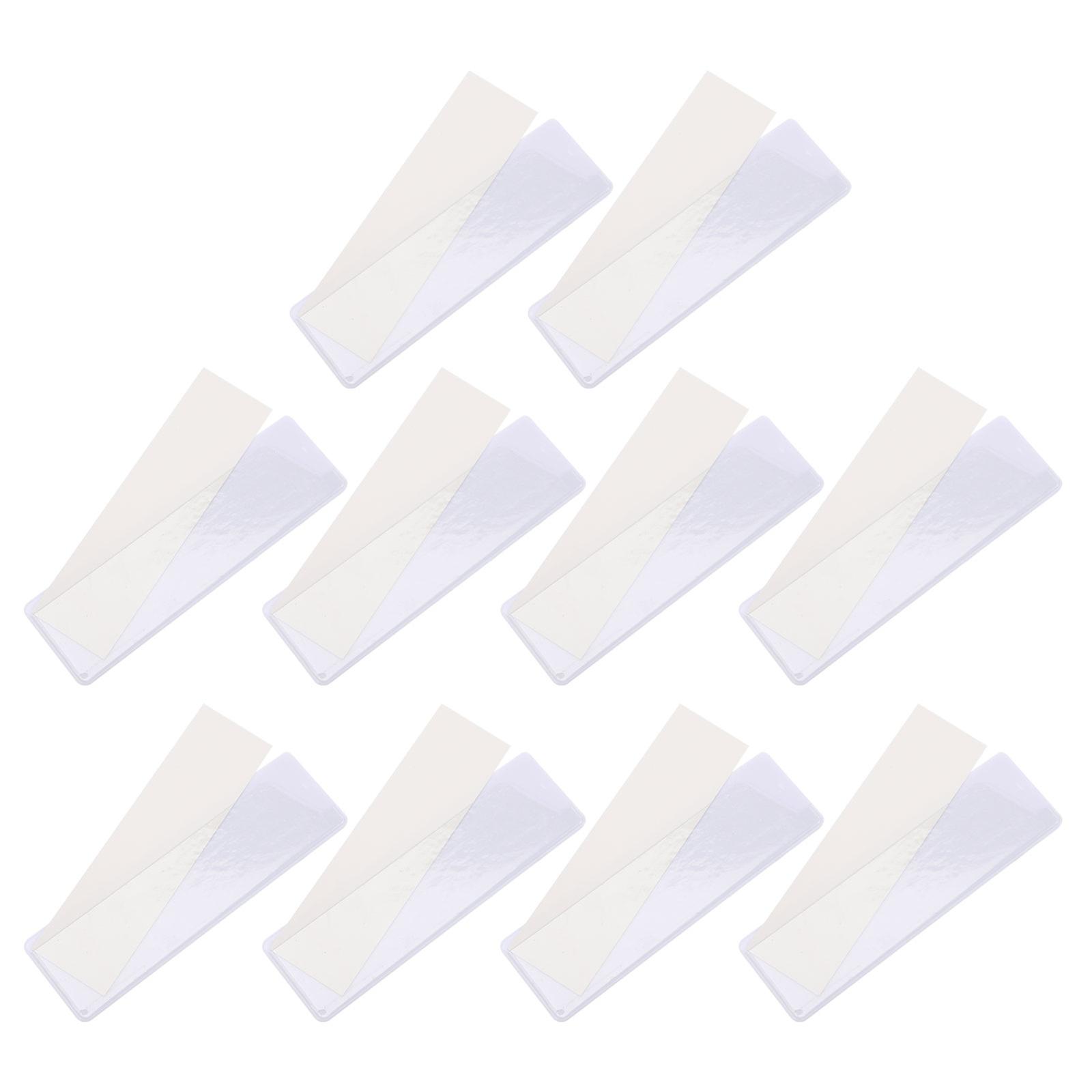 Magnetic Label Holders for Storage 40Pcs White Card Holders Sleeves