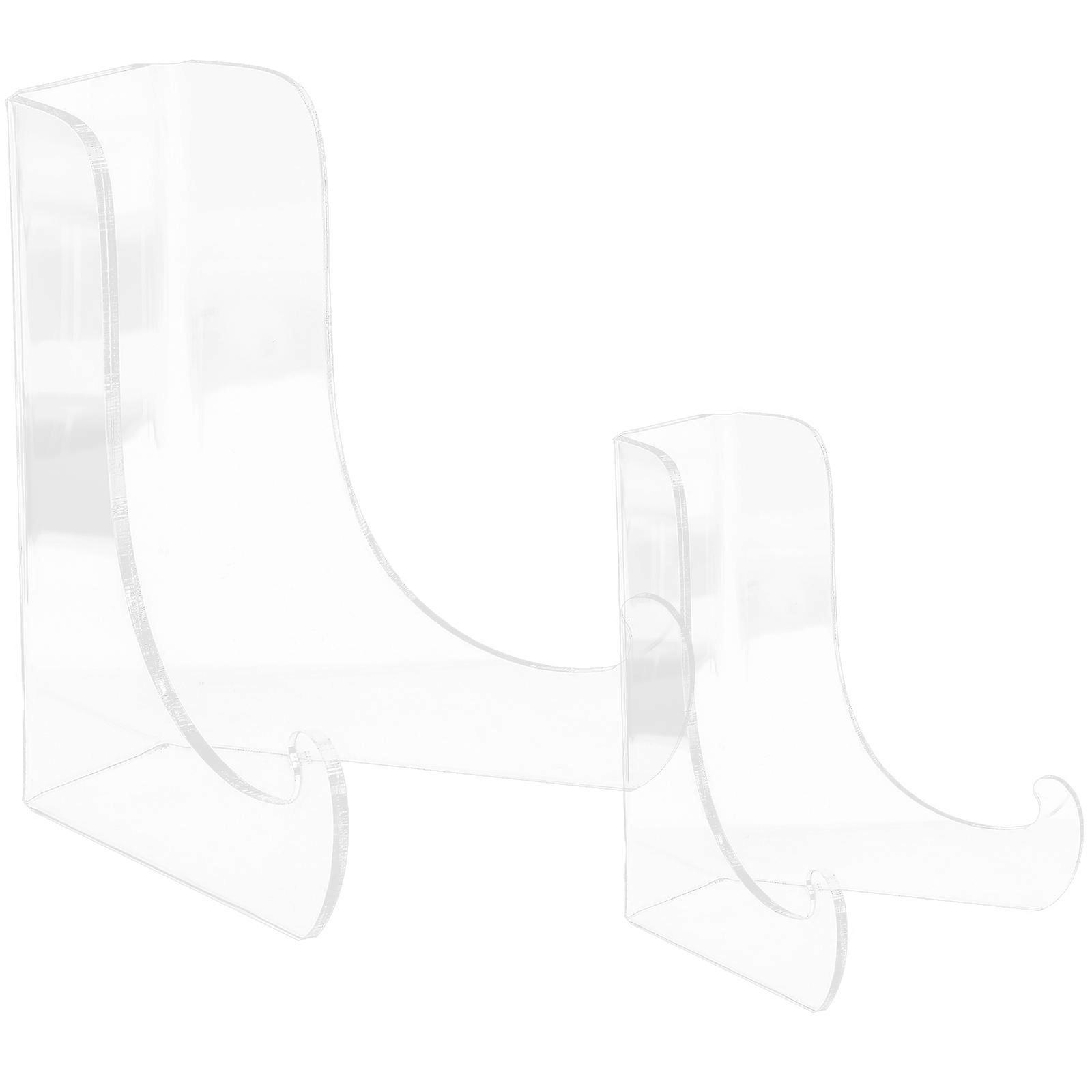 Small Tabletop Display Stand Acrylic Easel Stand Artwork Display Home Decoration 2Pcs