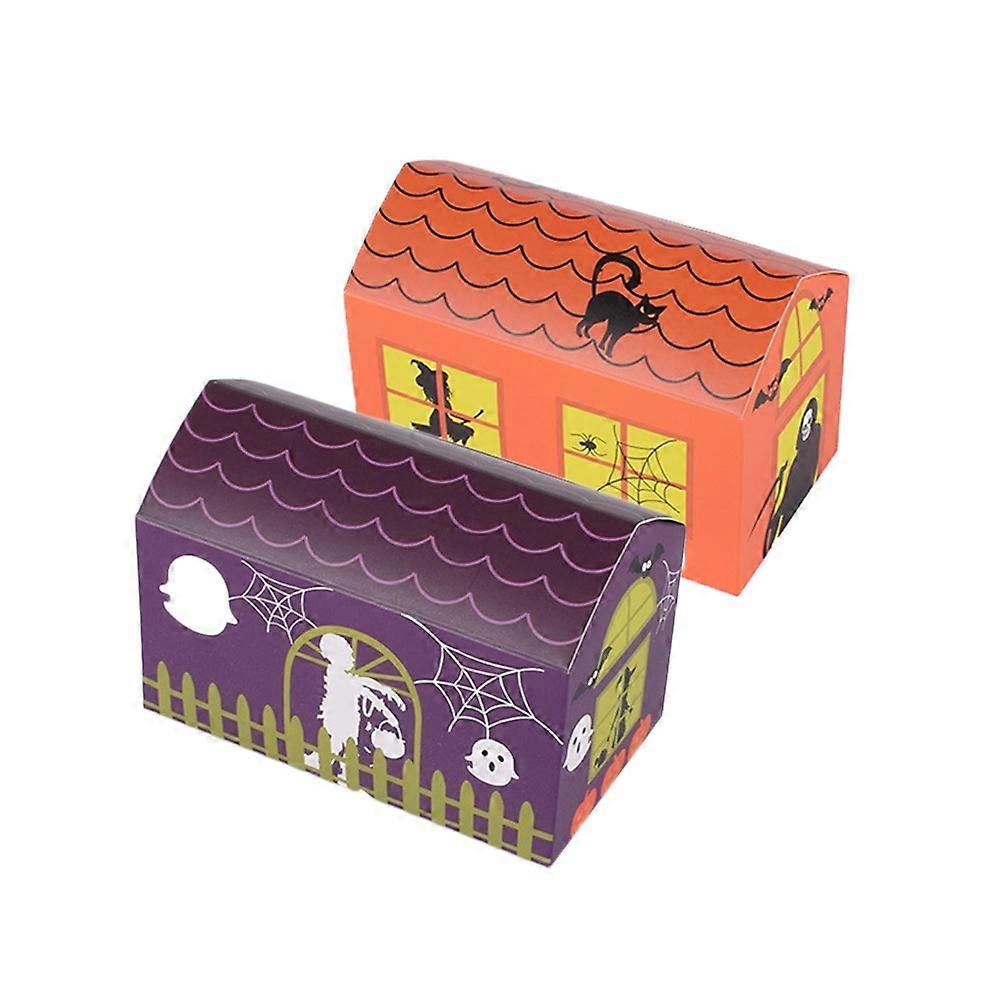 Ghost Pattern Candy Holder for Halloween with 40Pcs Gift Box Collection