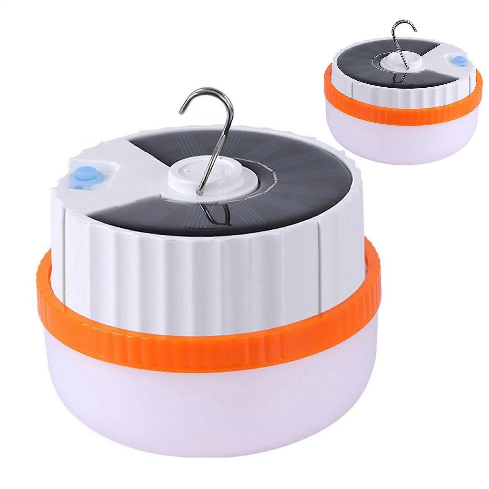 Solar Powered LED Light Bulb with USB Rechargeable Battery