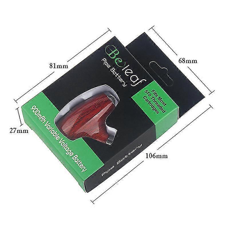 Pipe Battery 900mah Variable Voltage Fits Most 510 Threaded Thread Stylus Charge