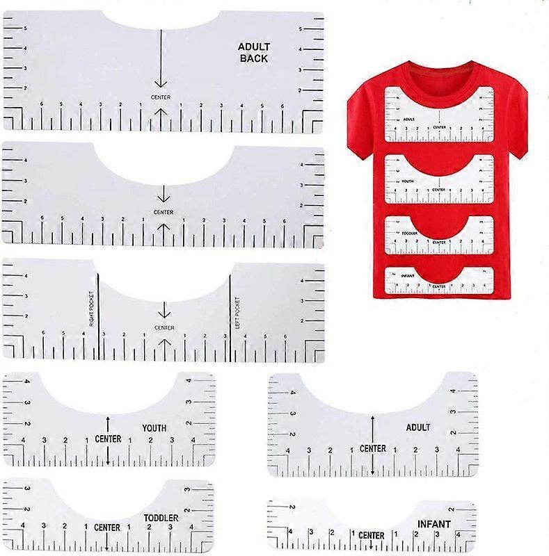 T Shirt Ruler T-Shirt Rule Guide Alignment Tools HTV Vinyl