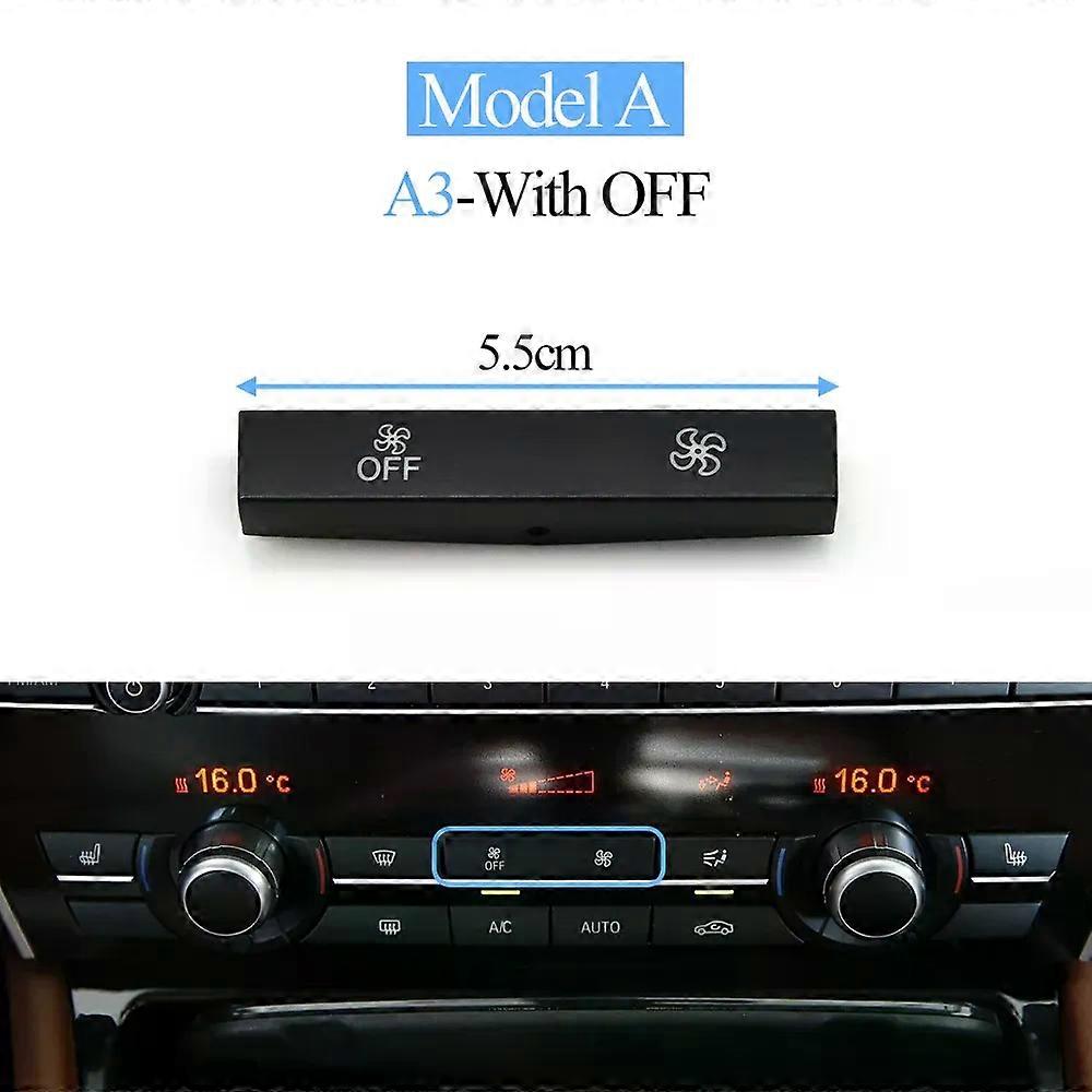 Air Conditioning Fan Wind Volume AC Control Switch Button Cap Cover For BMW 5GT 5 6 7 Series F01 F02 F06 F07 F10 F11 F12 F18