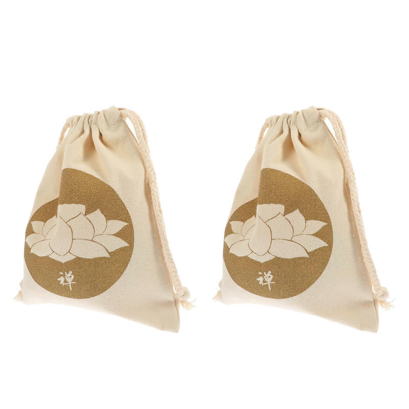 Syngende bollepose for oppbevaring, bruk 2 stk. slitesterke bomulls- og linposer